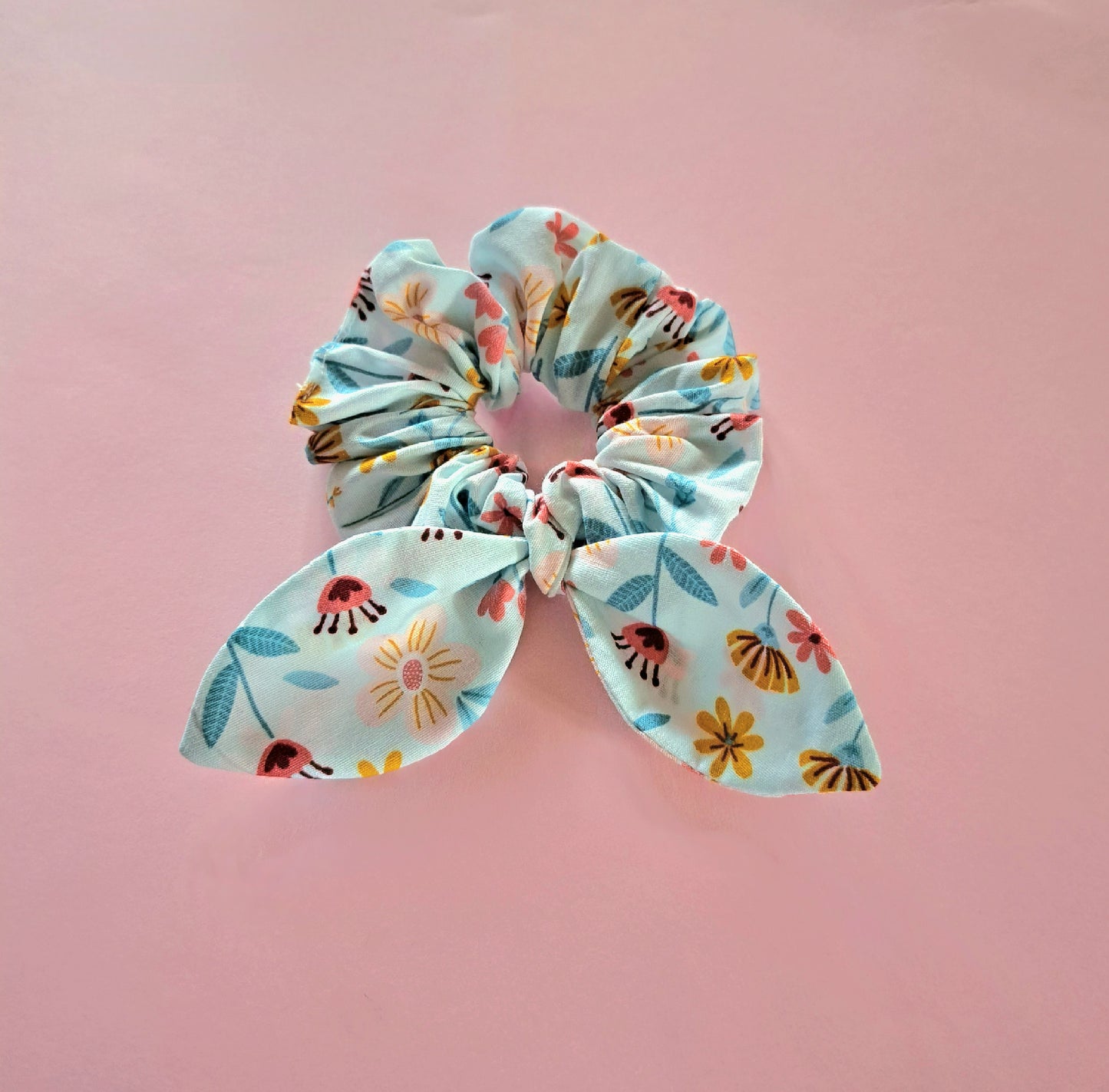 Scrunchie with FLOWERS Bow